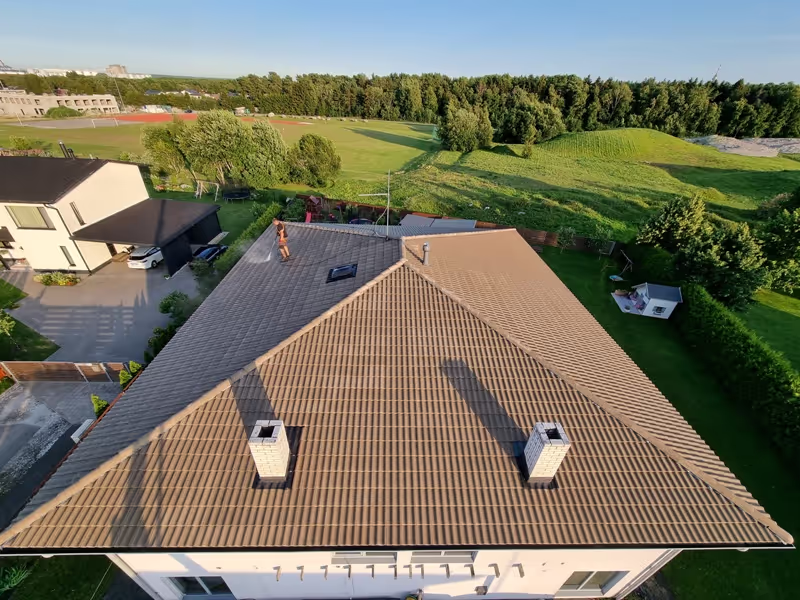 Katuse puhastamine teie kinnistul